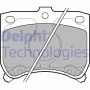 LP620 DELPHI Комплект гальмівних колодок дисковий гальм