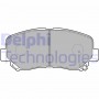 LP2481 DELPHI Комплект гальмівних колодок дисковий гальм