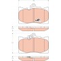 GDB3398 TRW КомплеК т гальмівних колодок, дискове гальмо
