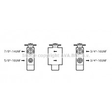 MS1113 AVA QUALITY COOLING Розширювальний клапан кондиціонера
