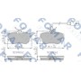 FO 691181 FOMAR Friction Комплект гальмівних колодок дисковий гальм