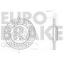 58152047141 EUROBRAKE Гальмівний диск