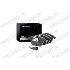 402B0529 RIDEX Комплект гальмівних колодок дисковий гальм