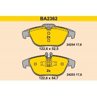 BA2362 BARUM КомплеК т гальмівних колодок, дискове гальмо