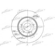 PBD4134 PATRON Гальмівний диск