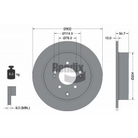 BDS1578 BENDIX Braking Гальмівний диск