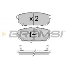 BP3105 BREMSI Комплект гальмівних колодок дисковий гальм