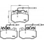 8DB 355 015-511 HELLA Комплект гальмівних колодок, дискове гальмо