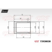 72938038 MAXTECH Поршень корпус скоби гальма