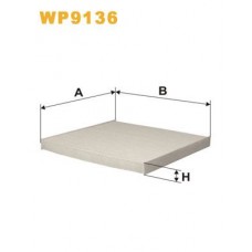 WP9136 WIX FILTERS Фільтр повітря у внутрішньому просторі
