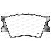 BPA1231.00 OPEN PARTS КомплеК т гальмівних колодок, дискове гальмо