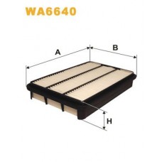 WA6640 WIX FILTERS Повітряний фільтр