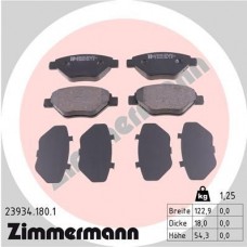 23934.180.1 ZIMMERMANN Комплект гальмівних колодок дисковий гальм
