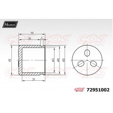 72951002 MAXTECH Поршень корпус скоби гальма