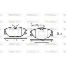 P2053.12 WOKING Комплект гальмівних колодок дисковий гальм