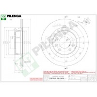 5057 PILENGA Гальмівний диск