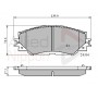 ADB01515 COMLINE Комплект гальмівних колодок дисковий гальм
