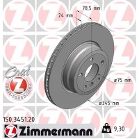 150.3451.20 ZIMMERMANN Гальмівний диск