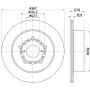 MDC906 MINTEX Гальмівний диск