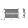 MS2378 AVA QUALITY COOLING Радіатор охолодження двигуна