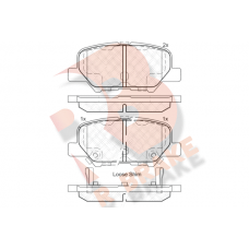 RB2118 R BRAKE Комплект гальмівних колодок дисковий гальм