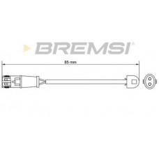 WI0653 BREMSI Сигналізатор зносу гальмівних колодок