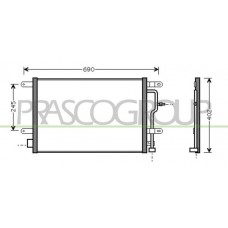 AD020C002 PRASCO Конденсатор кондиціонера
