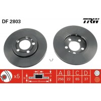 DF2803 TRW Гальмівний диск