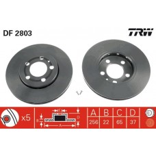 DF2803 TRW Гальмівний диск