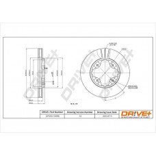 DP1010.11.0996 Dr!ve+ Гальмівний диск