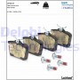 LP2147 DELPHI Комплект гальмівних колодок дисковий гальм
