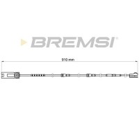WI0698 BREMSI Сигналізатор зносу гальмівних колодок