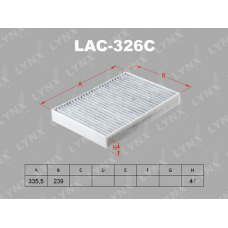 LAC-326C LYNXauto Фільтр повітря у внутрішньому просторі