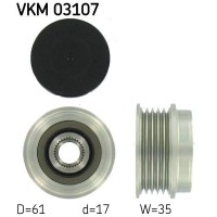 VKM 03107 SKF Механізм вільного ходу генератора
