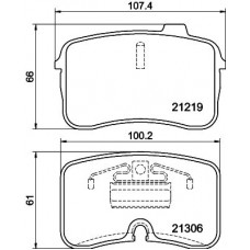 MDB1517 MINTEX КомплеК т гальмівних колодок, дискове гальмо