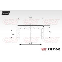 72957043 MAXTECH Поршень корпус скоби гальма