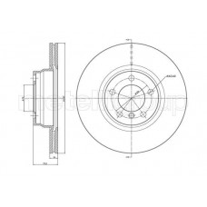 23-1454C METELLI Гальмівний диск