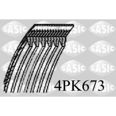 4PK673 SASIC Поліклиновий ремінь