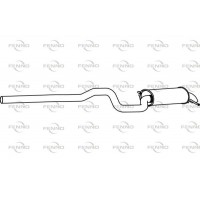 P7129 FENNO Глушник вихлопних газів кінцевий