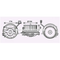 VN8399 AVA QUALITY COOLING Вентилятор салону