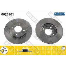 6025761 GIRLING Гальмівний диск