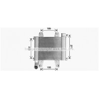 Интеркулер AVA QUALITY COOLING KA4305