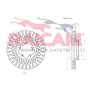RD00276 RAICAM Гальмівний диск