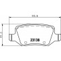 MDB2111 MINTEX Комплект гальмівних колодок дисковий гальм
