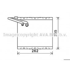 VOV157 AVA QUALITY COOLING Випарник кондиціонера