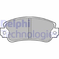 LP419 DELPHI Комплект гальмівних колодок дисковий гальм