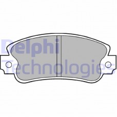 LP419 DELPHI Комплект гальмівних колодок дисковий гальм