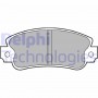 LP419 DELPHI Комплект гальмівних колодок дисковий гальм