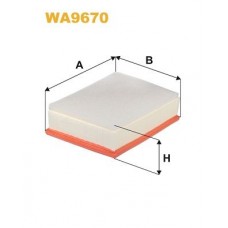 WA9670 WIX FILTERS Повітряний фільтр