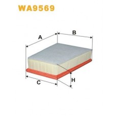 WA9569 WIX FILTERS Повітряний фільтр